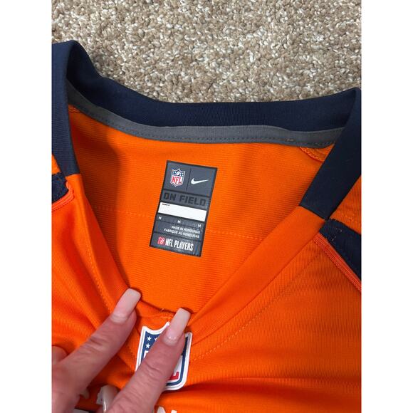 Women's Denver Broncos Peyton Manning Nike Orange Limited Jersey SZ M on Field - Picture 7 of 7